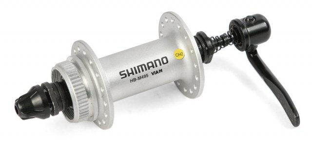 Купить Втулка Shimano М495S,32H.серебр.OLD:100mm QR:133mm NorCenLock SHC-AHBM495BS передняя