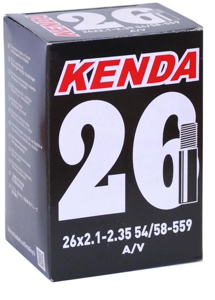 Купить Камера KENDA 26'' 2,10-2,35 (54/58-559), авто 48 мм