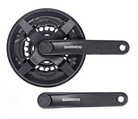 Купить Система Shimano TY301, 170мм, Кв, 42/34/24, с защитой, черн, б/уп AFCTY301C244CL