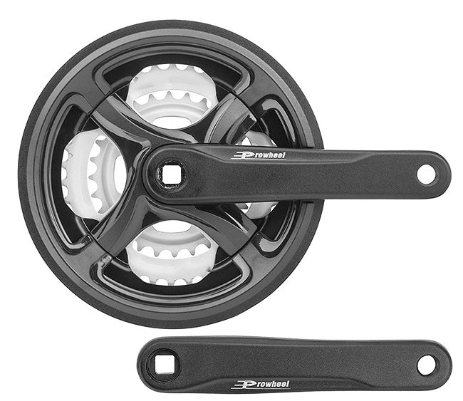 Купить Комплект шатунов PROWHEEL TY-CN99, 170 мм, SQR, 9/16, 48х38х28T