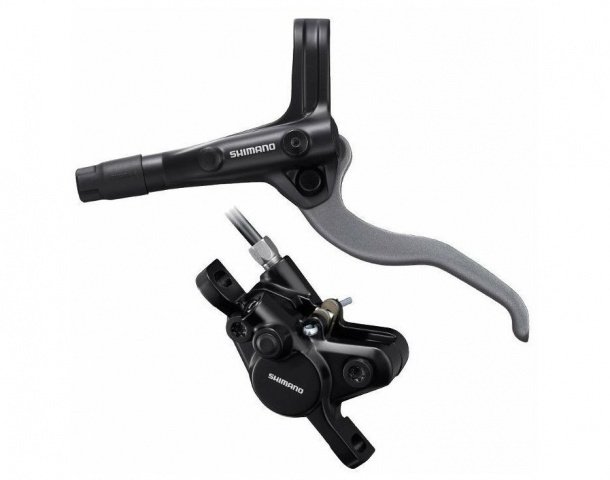 Купить Тормоз диск. Shimano, MT400, BL(лев)/BR(передн), полимер. колодк., 1000мм EMT400KHFPRA100