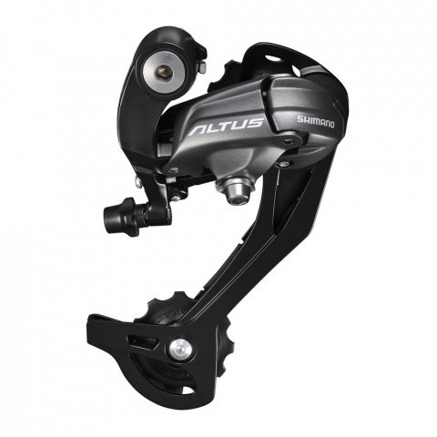 Купить Переключатель SHIMANO задний Altus, M370, SGS, 9 ск., цв. черн. ERDM370SGSL