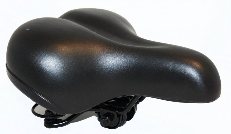 Купить Седло Vinca Sport VS 188-01 комфортное с пружинами, 260*250мм, черное