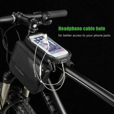 Купить Сумка велосипедная Rockbros 030-60BK, черный